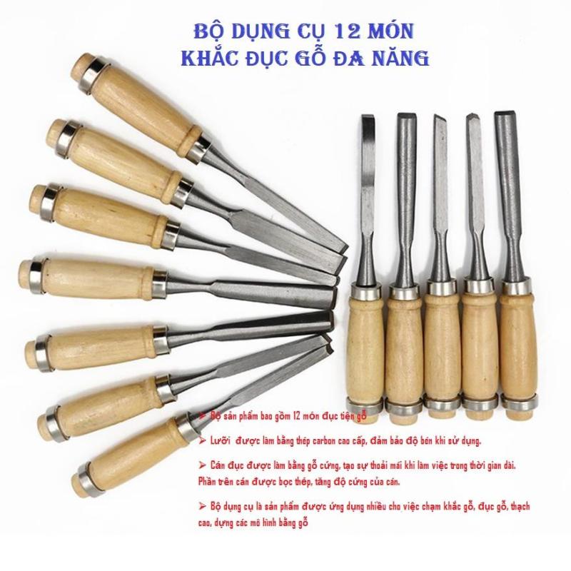 Bộ Dao Tiện 12 Chi Tiết Cao Cấp Dùng Để Tiện Các Đồ Mini
