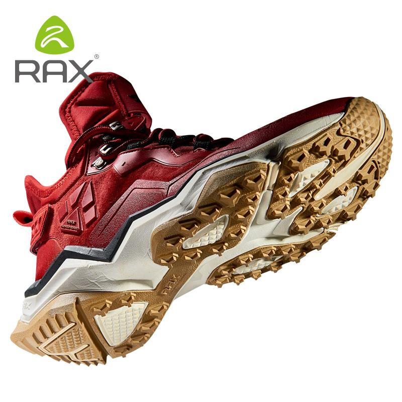 Rax nam không thấm nước đi bộ đường dài chống trượt xe trekking đa năng cho mùa đông. Color: BLACK Shoe Size: 11