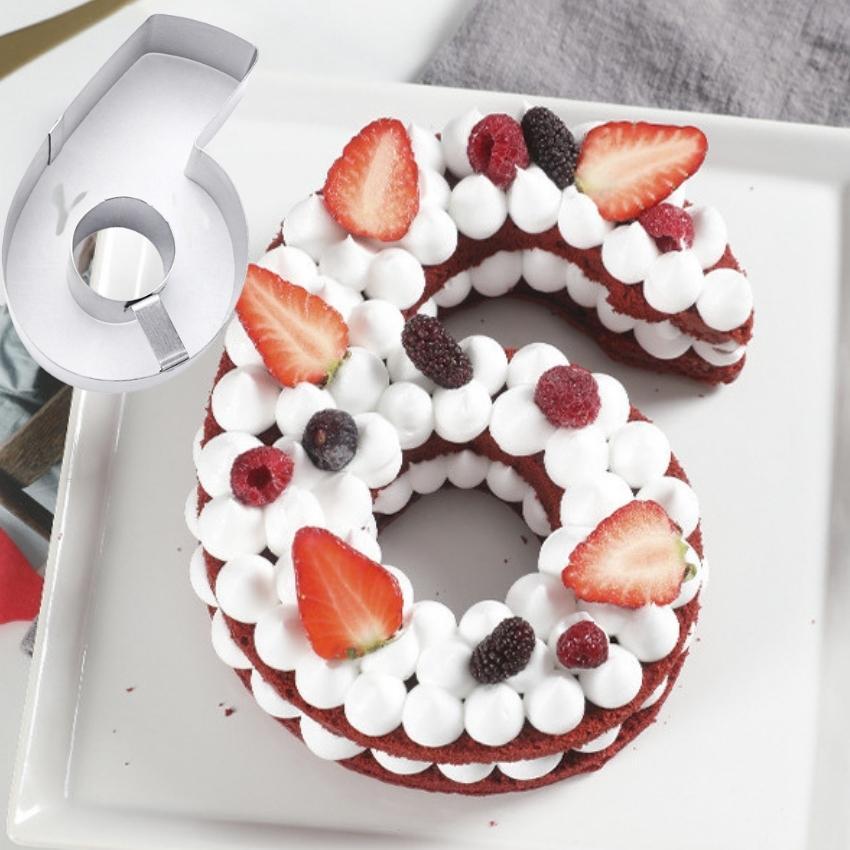 Khuôn Bánh KEM Quy Mousse Bộ 10 Khuôn Nhấn Dụng Cụ Làm Bánh Cookie Cutter Innox Cao Cấp - CBMOUSO10P