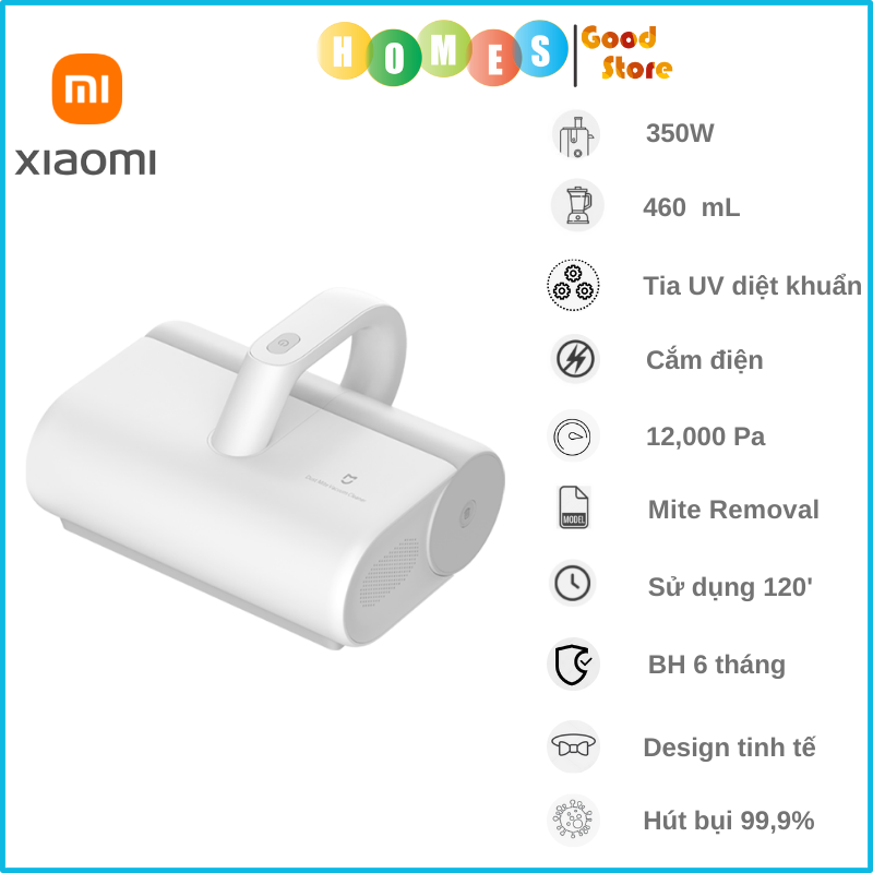 Máy Hút Bụi Diệt Khuẩn XIAOMI UV Mijia Mite Removal - Hàng Chính Hãng