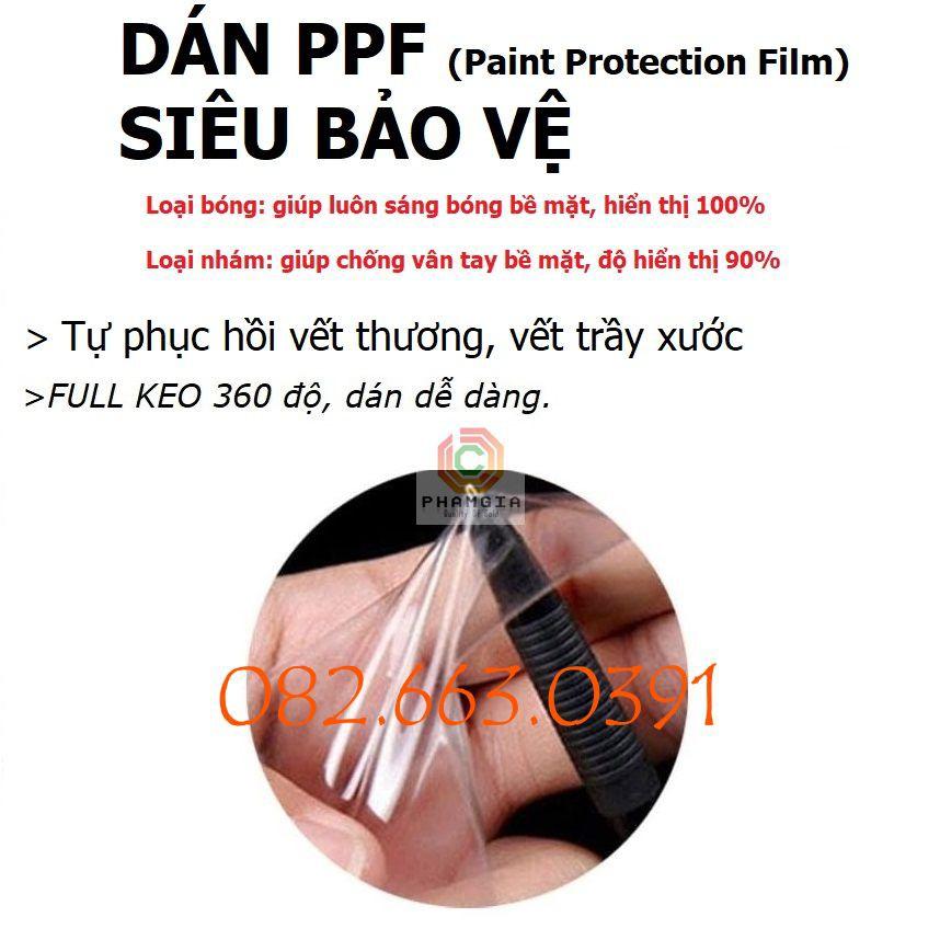 Dán PPF bóng, nhám cho Samsung M31/ M21 màn hình, mặt lưng, full lưng viền siêu bảo vệ