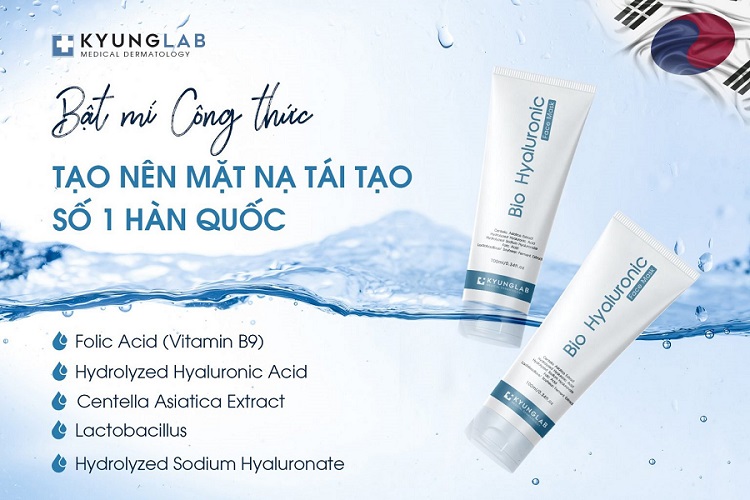 Mặt Nạ B9 Tái Sinh Tế Bào Da Kyung Lab Bio Hyaluronic Face Mask