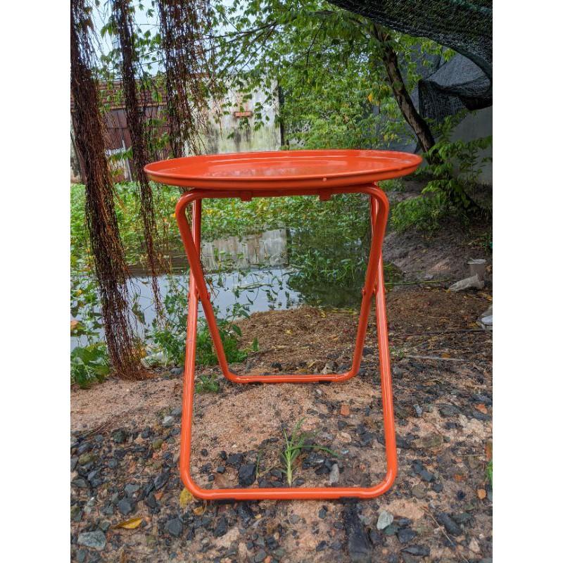 Bàn tròn mâm dính xếp gọn cao 52 cm