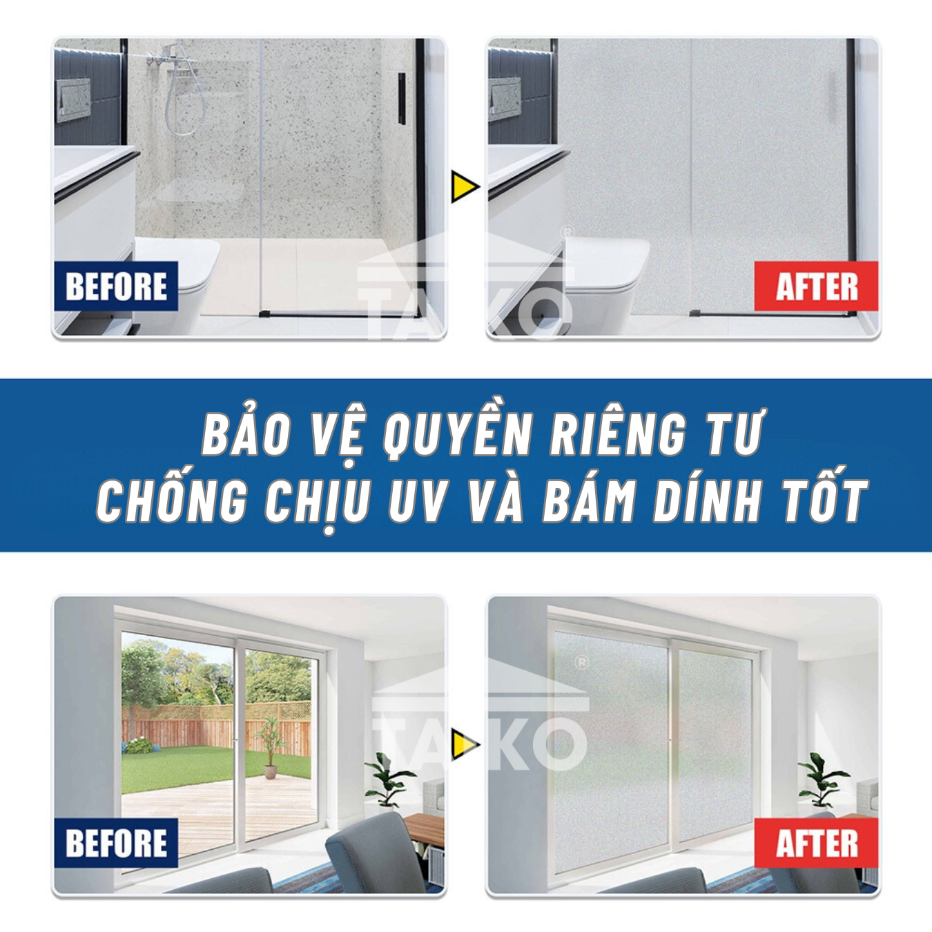 Combo 2 Kg Keo Sơn Mờ Kính Chống Nhìn Trộm TAIKOMI, Keo Sơn Bóng Mờ Kính Văn Phòng, Mờ Kính Cửa Sổ, Nhà Tắm, Phòng Ngủ