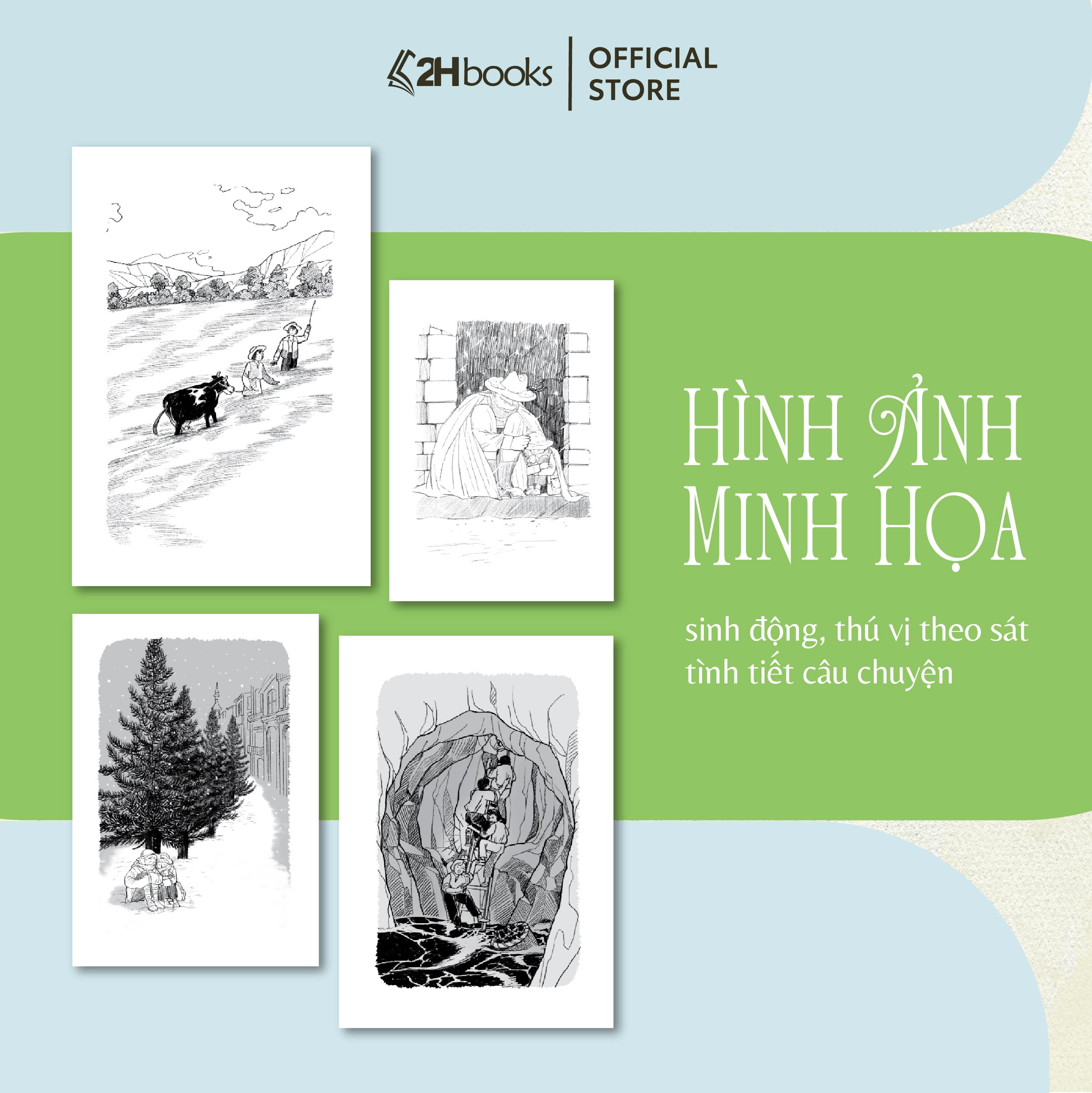 Sách Không Gia Đình Bìa Cứng (BC) Tái bản 2024, Tiểu thuyết Văn Học Kinh Điển Hector Malot, 2HBooks