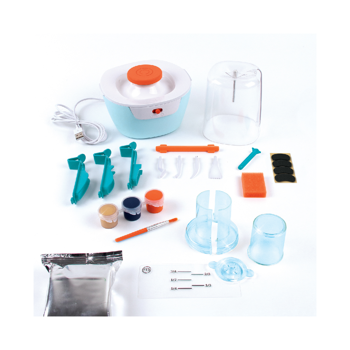 Đồ Chơi Bộ Làm Gốm Mini MAKE IT REAL 1465MIR