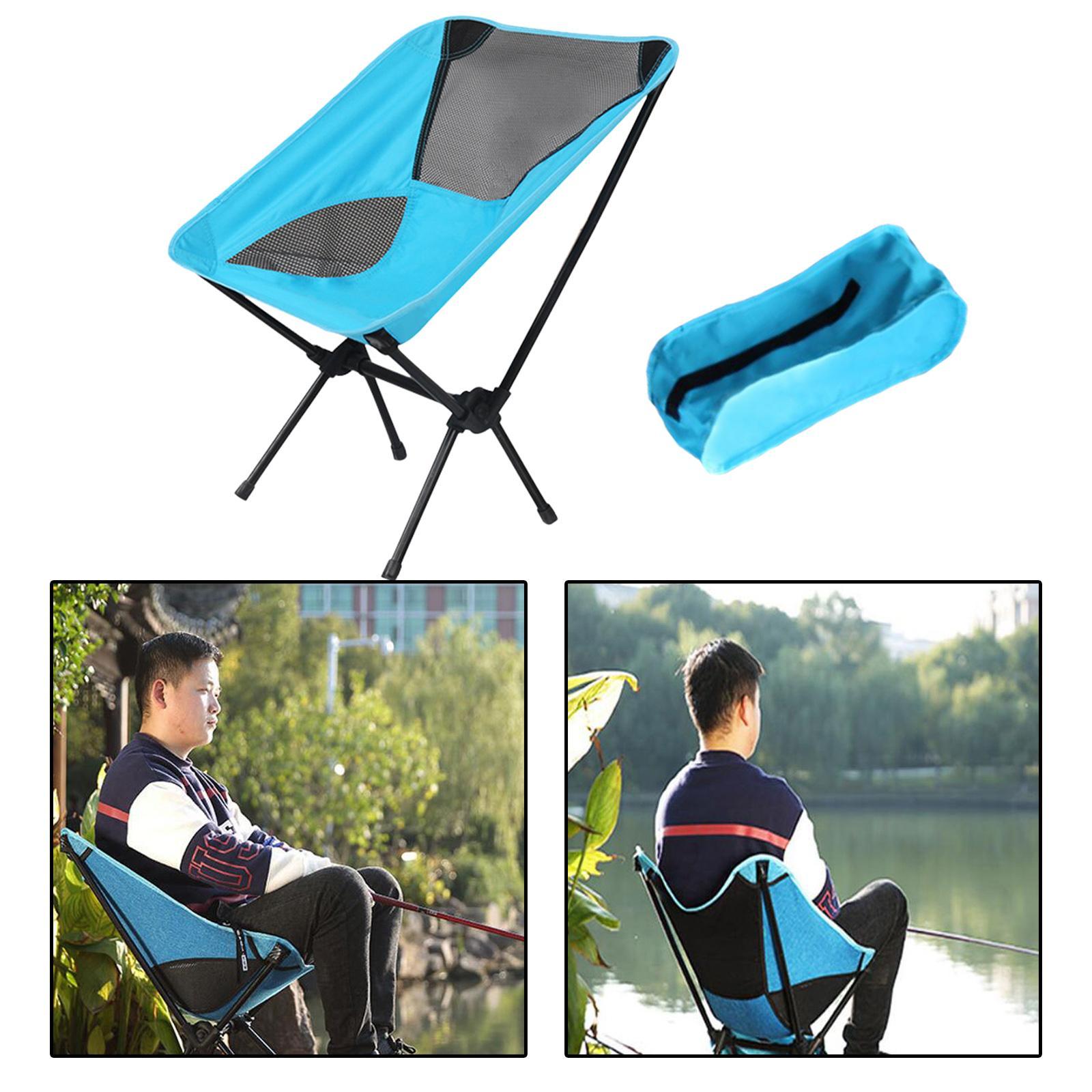Oxford Cloth Folding Chair Heavy Duty Backrest Seat for Camping Fishing BBQ Backpacking Beach Painting