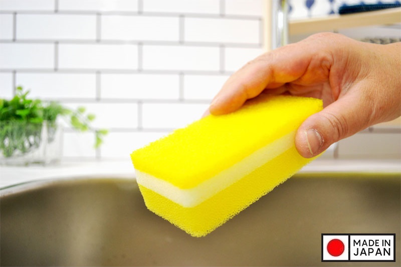 Set 02 miếng mút xốp nhà bếp Kokubo Pikatto - Hàng Nội Địa Nhật Bản