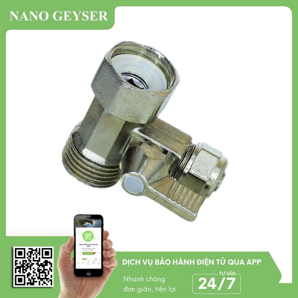 Khẩu khoá máy lọc nước Nano Geyser, Khoá chia nước, khoá nước đầu vào máy lọc nước - Hàng Chính Hãng