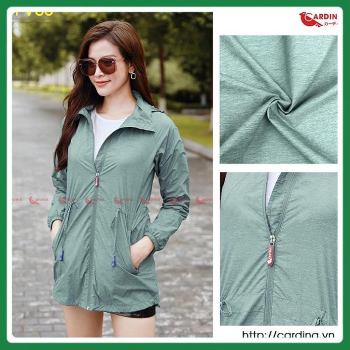 Áo Khoác Nữ, Áo Gió Nữ Vân Xước 2 Lớp Cao Cấp Dáng Dài Cho Nữ - Cản Gió, Chống Nước, Chống Nắng