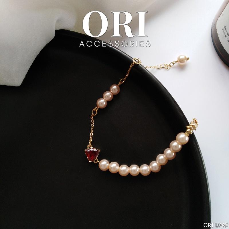 Lắc tay nữ mặt trái tim Helga sang trọng ORI ACCESSORIES L049