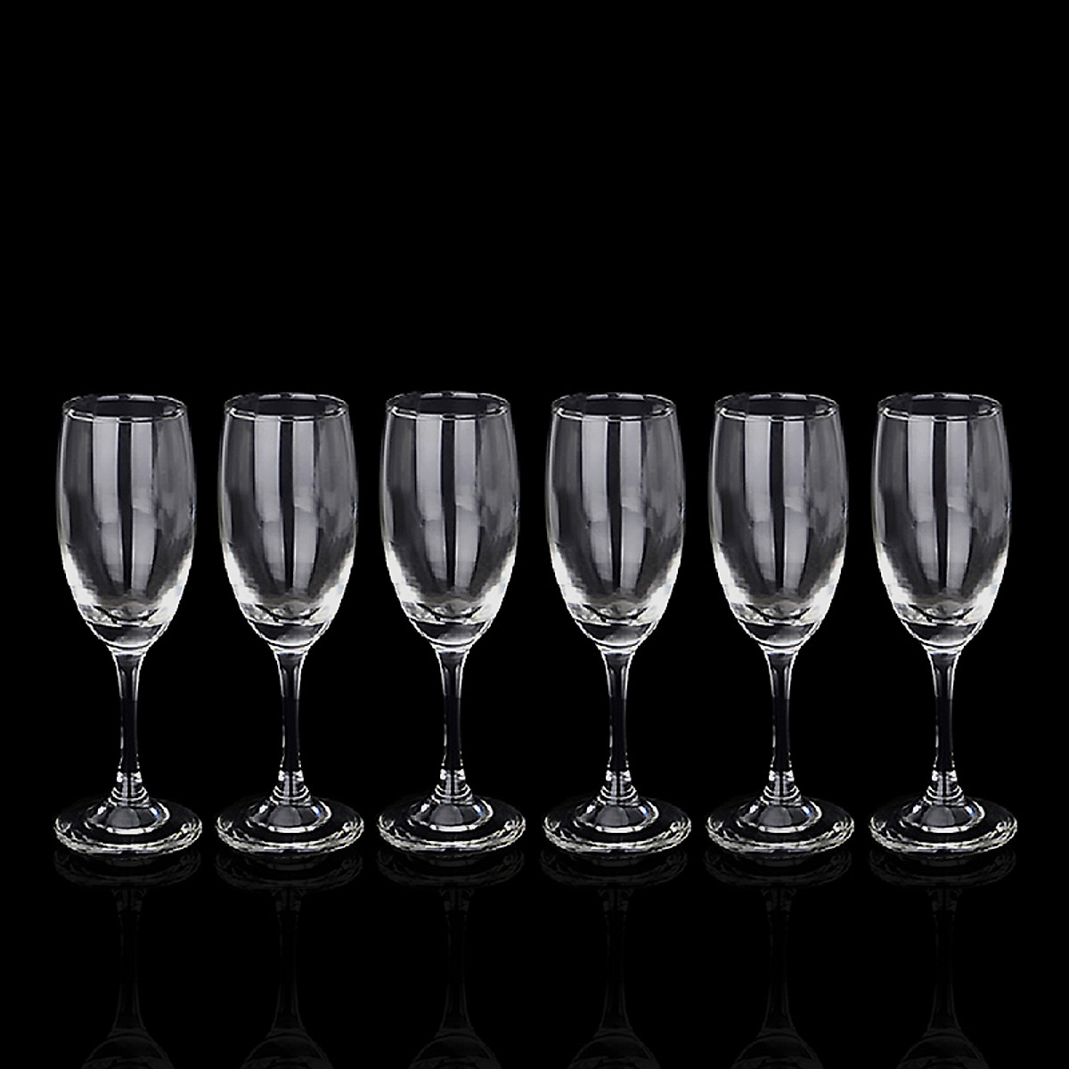 Bộ 6 ly thủy tinh uống rượu vang, cocktail