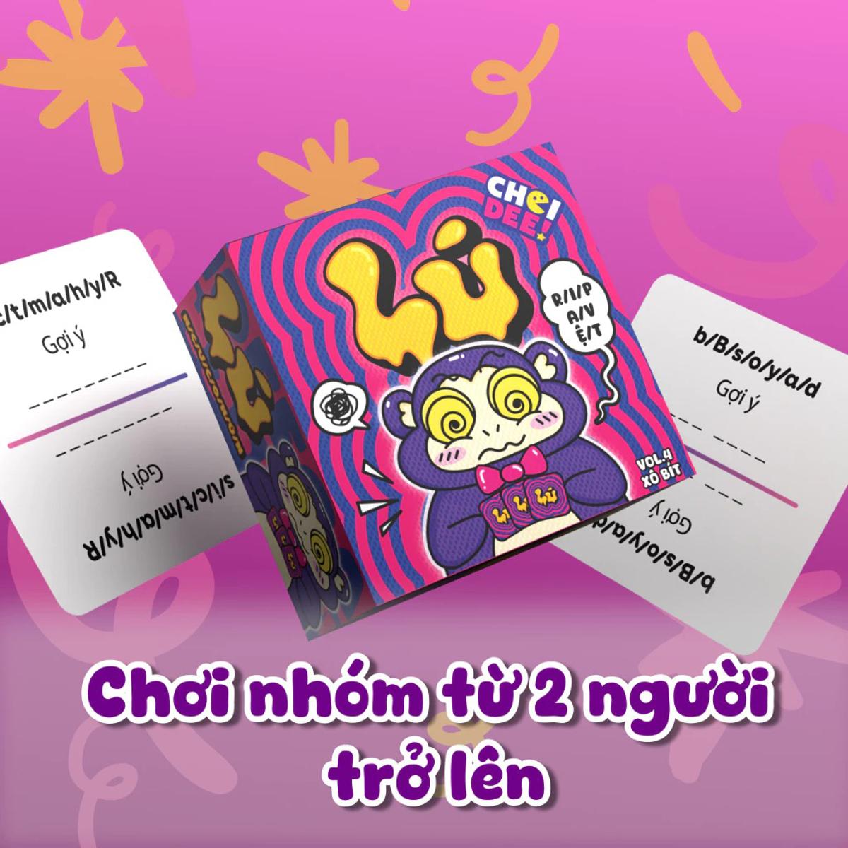 Boardgame Lú Choidee Vol.4 Xô Bít - Giải Đố Ngôn Từ Cực Lú