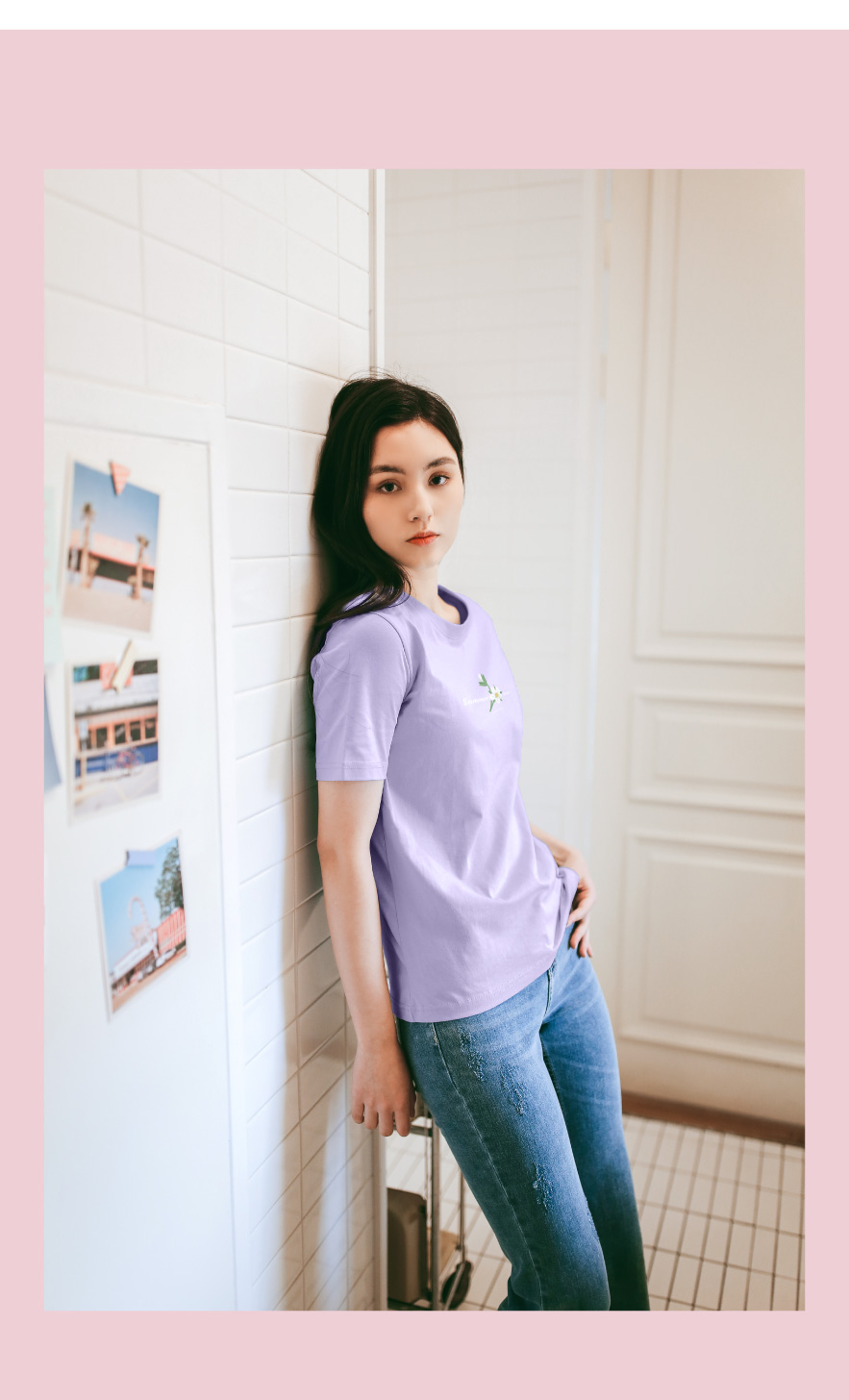 Áo Thun Nữ Hình In Mùa Hè - Summer Breeze T- shirt - LO23161108