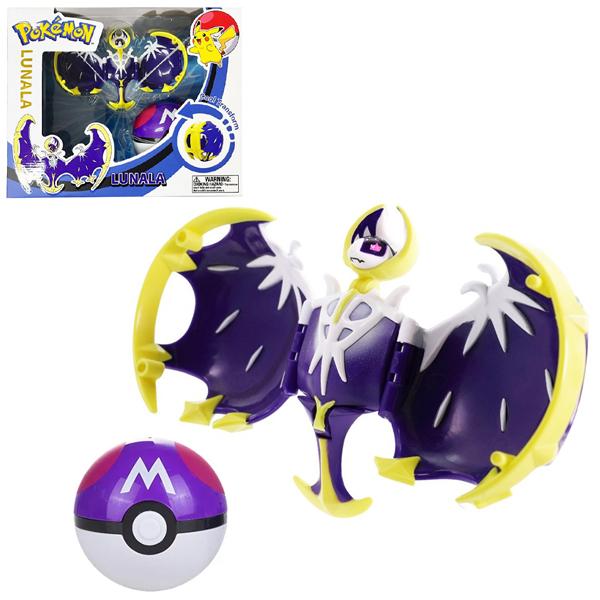 Đồ Chơi Bóng Pokemon Biến Hình - Mãnh Thú Mặt Trăng Lunala - Pokemon Toys ZC8911E