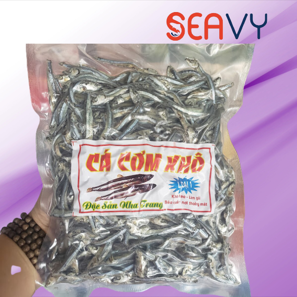 Đặc Sản Nha Trang - Cá Cơm Khô, Khô Cá Cơm Săn, Seavy Gói 500 Gram