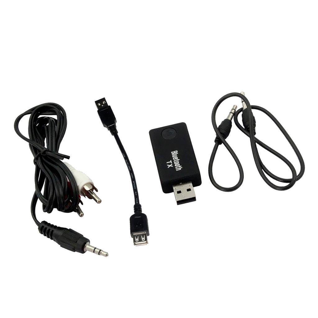 3.5mm Audio Adapter USB Transmitter for Headphones & Speaker