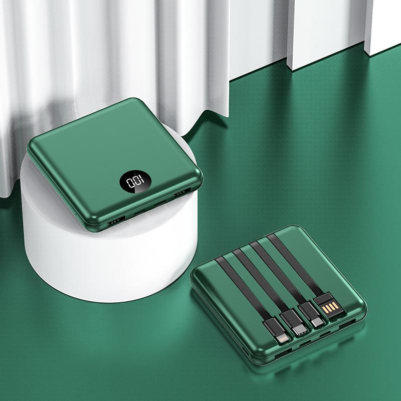 Sạc dự phòng phong cách mới nhất 20000 mAh sạc nhanh nhựa mỏng nhỏ gọn di động có hỗ trợ dòng dung lượng lớn