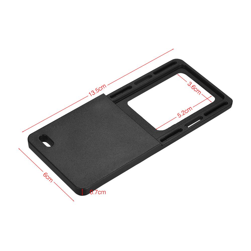 Sports Action Camera Adapter Mount Plate Handheld Gimble Stabilizer Clamp Plate for GoPro Hero 6/5/4/3+ for YI 4K SJCAM