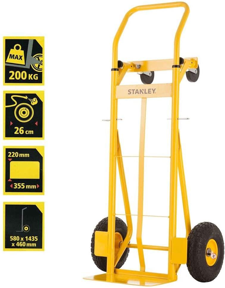 XE ĐẨY HÀNG BẰNG TAY ĐA NĂNG 2 VÀ 4 BÁNH (150KGS/200KGS) STANLEY SXWTD-MT519 - HÀNG CHÍNH HÃNG