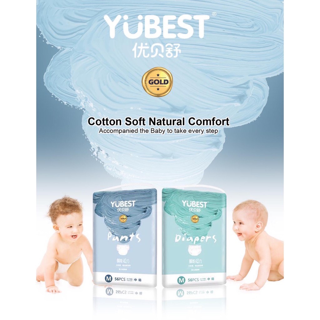 BỈM YUBEST GOLD quần XXL66 MIẾNG