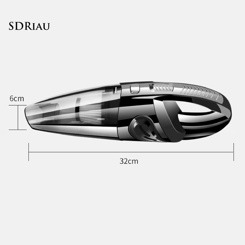 1 Bộ Máy Hút Bụi Cầm Tay Không Dây Bằng Abs Hai Chế Độ Ướt Và Khô Cho Xe Hơi