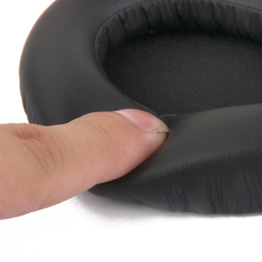 2 pairs of black ear pads for mdr-10rbt mdr-10rnc headphones