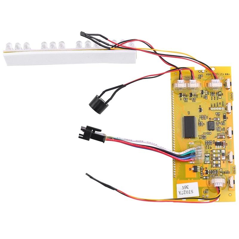 Màn hình tinh thể chất lỏng 1PCS cho các bộ phận xe tay ga điện Kugoo S1 S2 S3 cho Universal 36V Electric Scooter Màu