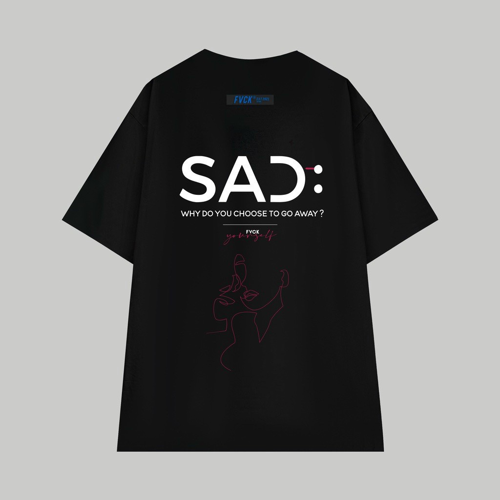 Áo thun nam nữ FVCK BAD DAY áo phông tay lỡ unisex from rộng Miashop