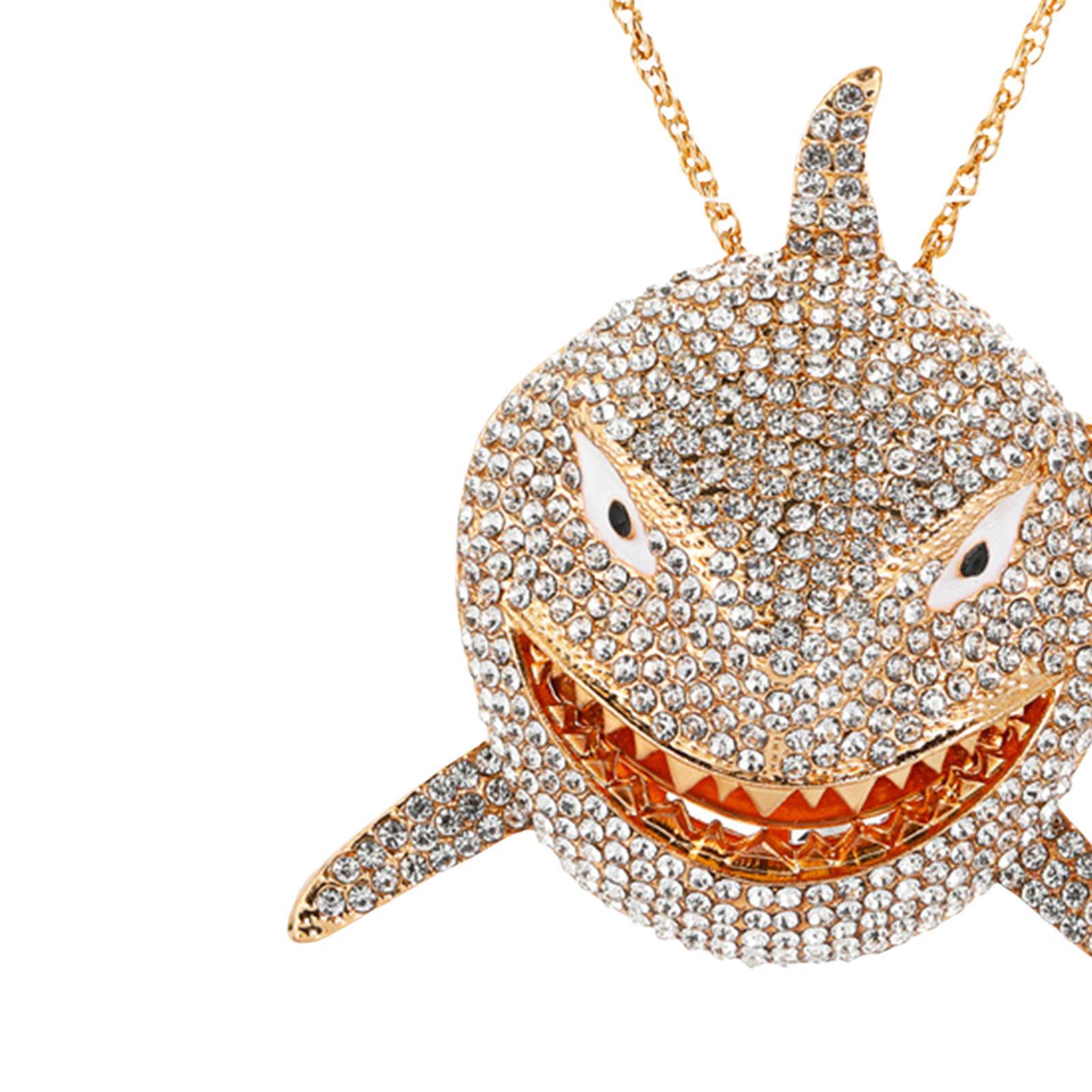 Hip Hop Large Pendant Necklace Punk Animal Fashion for Men Women