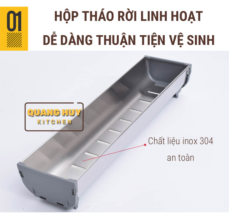 Khay chia thìa dĩa inox 304