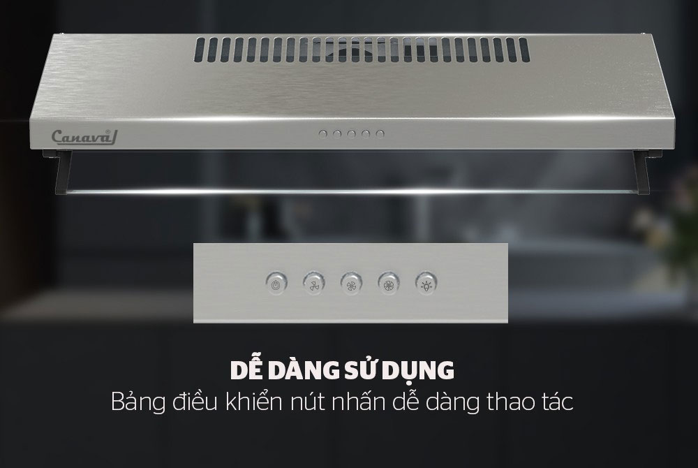 Máy hút mùi cổ điển CANAVAL CA8700S - Hàng nhập khẩu