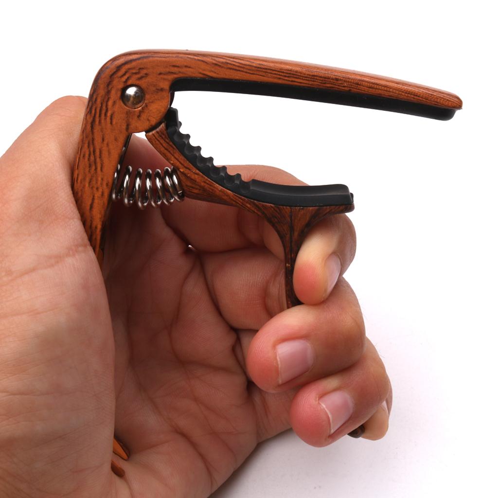 Guitar Capo Chỉnh Kẹp Ngón Tay Phím cho Guitar Cổ Điển Bass Ukulele