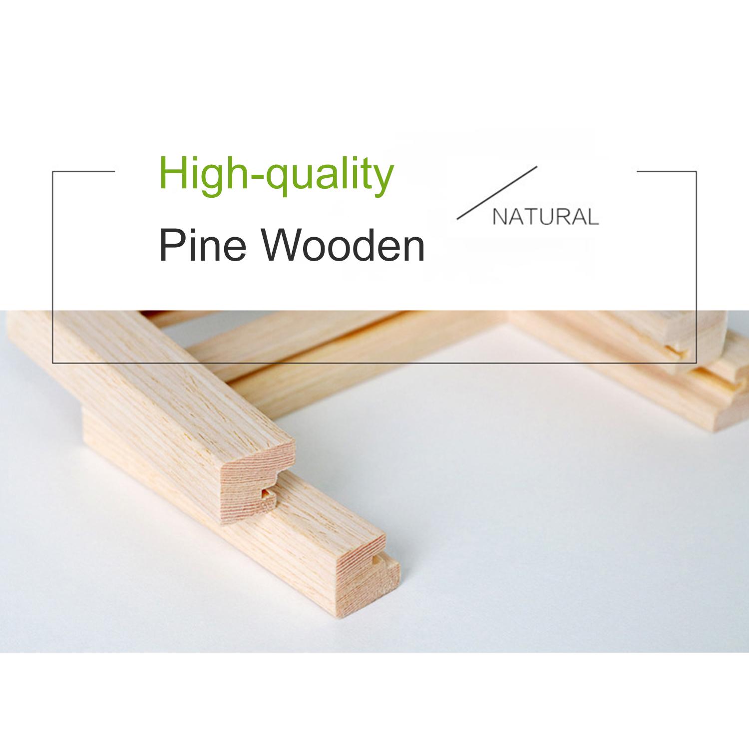 Khung ảnh gỗ sinh thái tự nhiên 8 inch để treo tường và mặt bàn