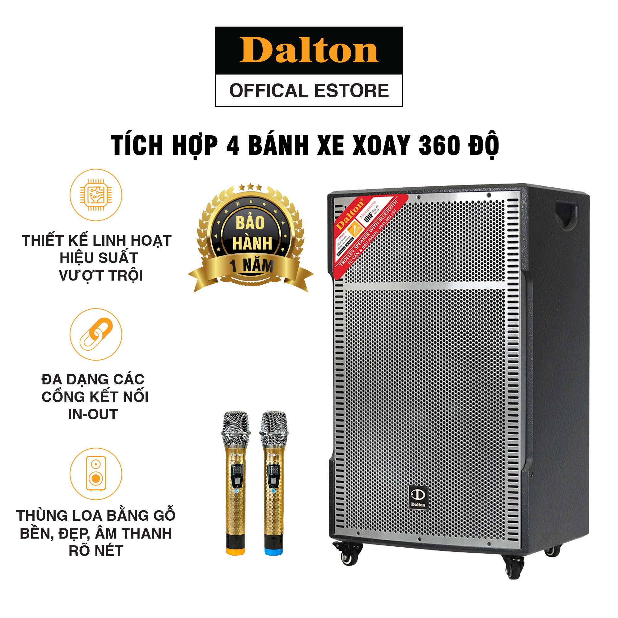 Loa kéo Dalton TS-18G800X - Hàng chính hãng