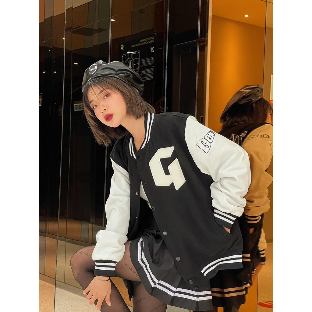 Áo Khóac Nhung Tăm Jacket Varsity Graffiti V3