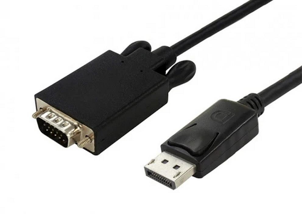 Cáp Displayport -&gt; VGA 1.8m Unitek (Y-5118F) (M) - HÀNG CHÍNH HÃNG