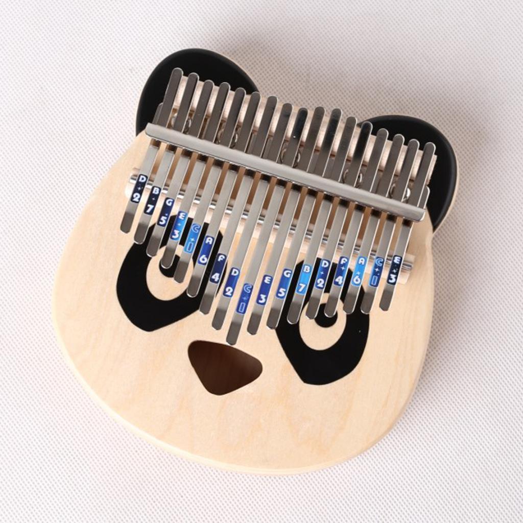 2xKalimba Steel Key Note Sticker for Beginner Learner Musical Set