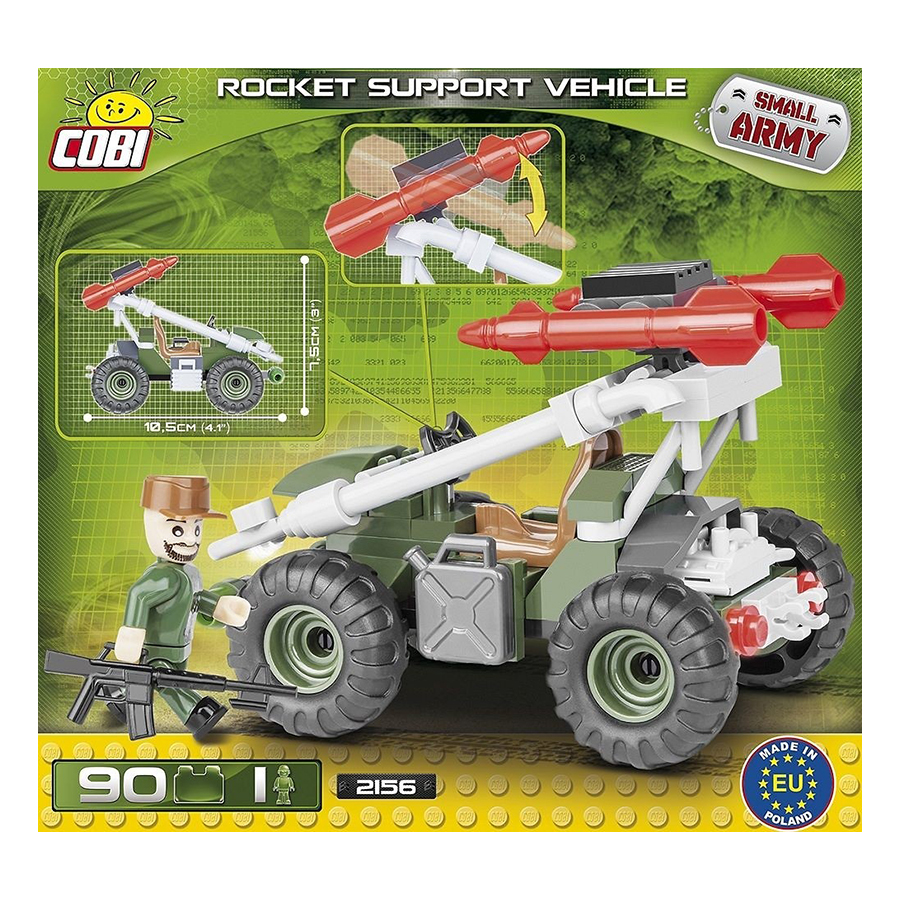 Đồ chơi lắp ráp Xe phóng tên lửa Cobi 2156