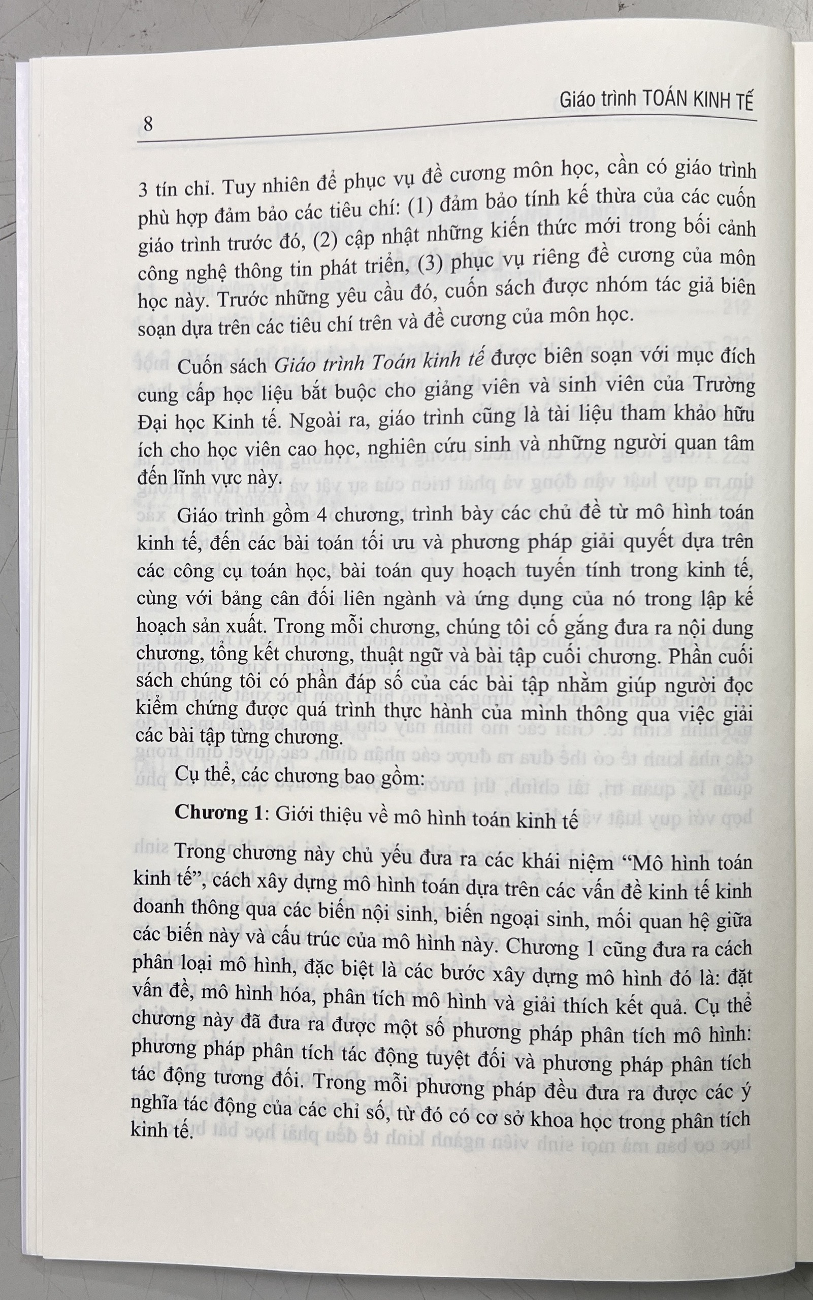 Sách - Giáo Trình Toán Kinh Tế