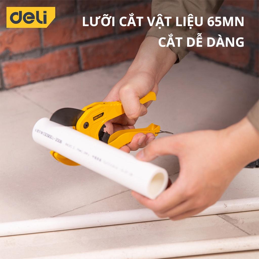 Kìm Kéo Cắt Ống Nhựa Deli Cao Cấp - Lưỡi Thép Hợp Kim Chất Lượng Cao, Sắc Bén, Siêu Bền - DL350042