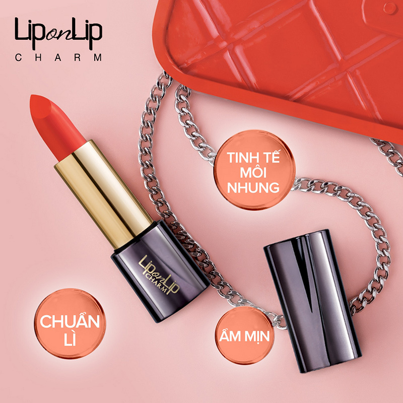 Son Lì Collagen Siêu Mịn Lip On Lip Charm (4g)