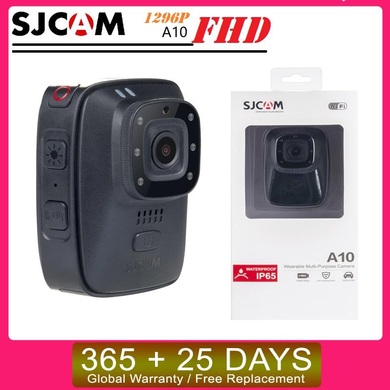 SJCAM A10 Camera thực thi pháp luật di động có thể đeo được IR-Cut B/W Switch Night Vision Laser Đèn hồng ngoại hành động CAM 2650mAh Pin