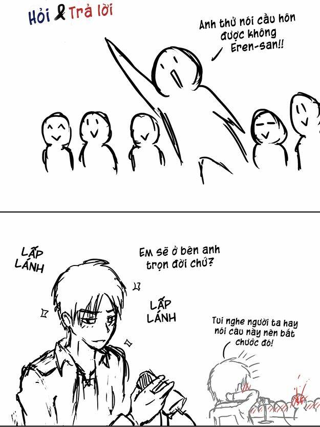 đại chiến titan - doujinshi về eremika chapter 8 1