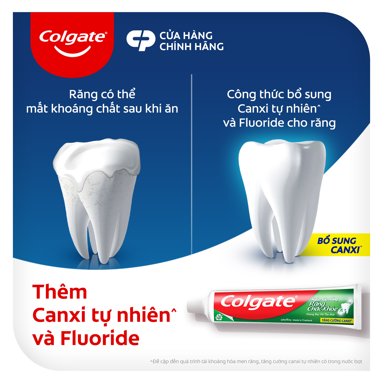 Bộ 5 kem đánh răng Colgate ngừa sâu răng răng chắc khỏe 225g/tuýp tặng bàn chải đánh răng lông tơ nhập khẩu Thái Lan