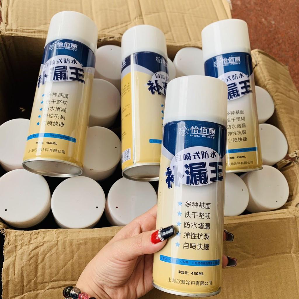 Chai Dung Dịch Xịt Chống Dột Waterproof Spray Polyurethane 450ml - Chống Thấm Nước - Bình Xịt Chống Thấm, Dột