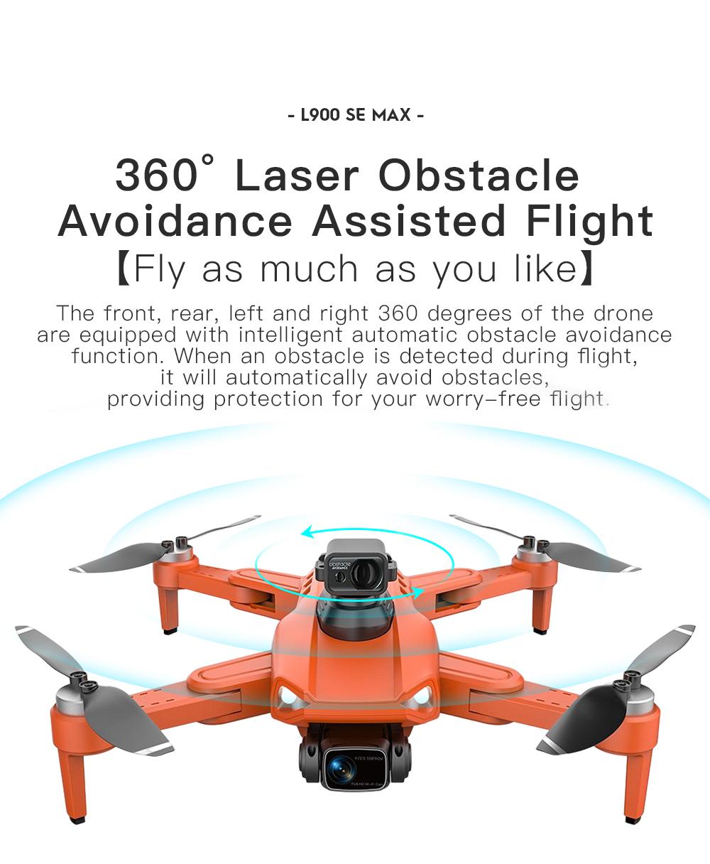 Máy bay không người lái GPS L900 Pro SE Max DRONES với camera HD 4K Profesional Drone Motorless Motor 5G FPV Dron 1200M RC Quadcopter