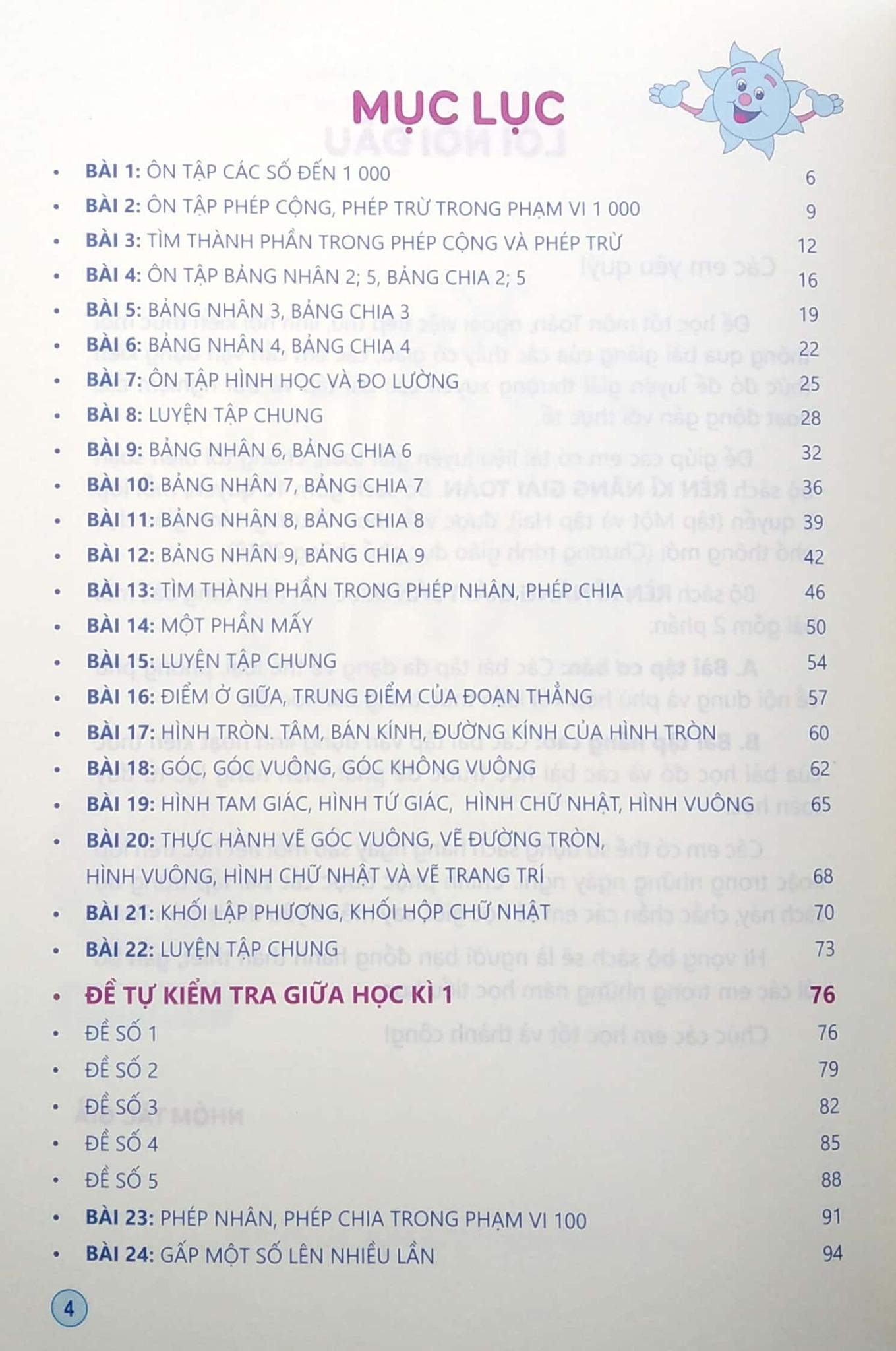 Rèn Kĩ Năng Giải Toán Lớp 3 - Tập 1