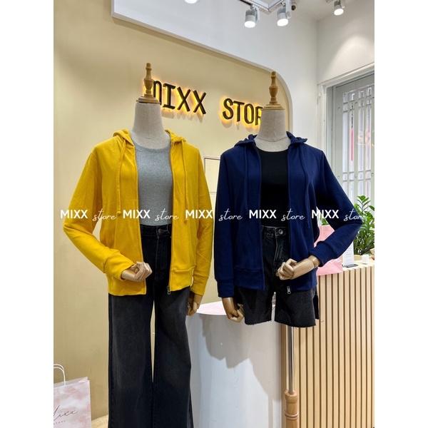 Áo Khoác Chống Nắng Chất Nỉ da cá dày dặn phom suông rộng thoải mái hàng xuất xin