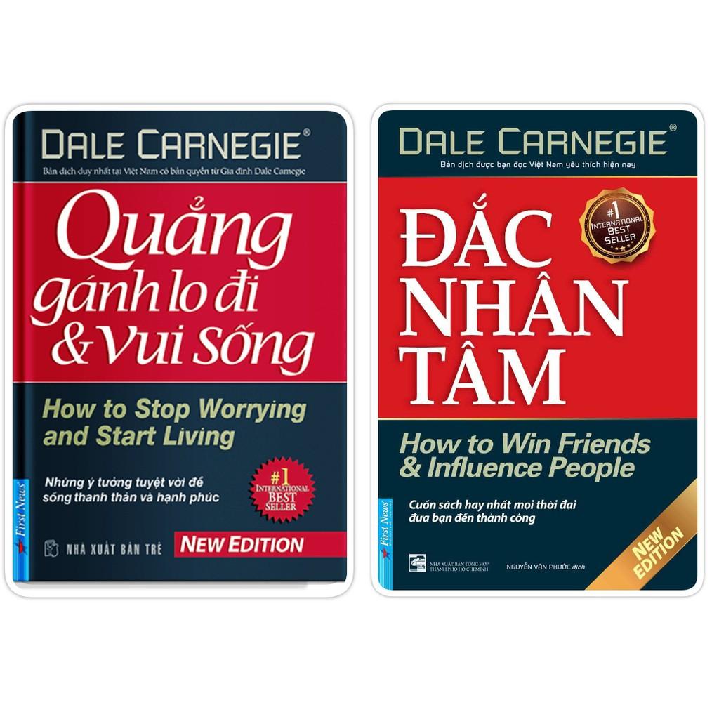 Sách - Combo Bìa Cứng Đắc Nhân Tâm + Quẳng Gánh Lo Đi Và Vui Sống - First News